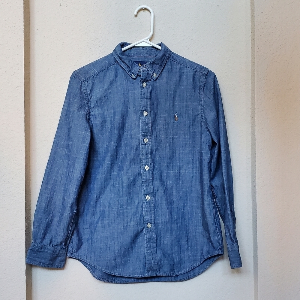 Ralph Lauren Boys L/S Shirt. Size L (14-16)